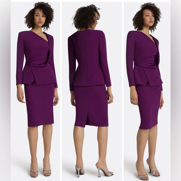 Safiyaa Laurana Currant Midi Dress - Picture 2 of 13